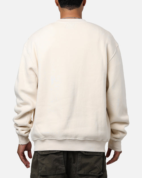 Diet Starts Monday Diet Crop Sweatshirt Crewneck Antique White