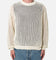 MNML Mesh Knit Sweater Cream