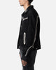 MNML Suede Collared Jacket Black