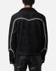 MNML Suede Collared Jacket Black