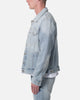 MNML Western Crosshatch Trucker Denim Jacket Blue