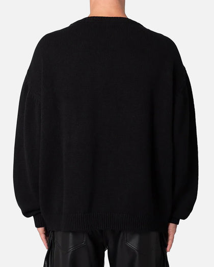 MNML Varsity Knit Sweater Black