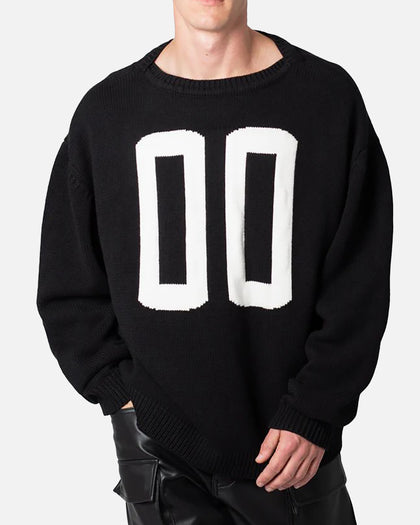 MNML Varsity Knit Sweater Black