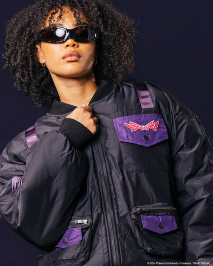 Pokémon By Loiter Master Ball Bomber Jacket Black
