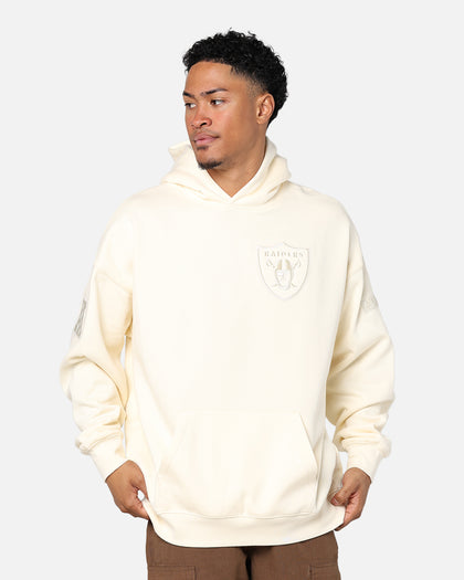 Pro Standard Las Vegas Raiders Drop Shoulder Hoodie Eggshell