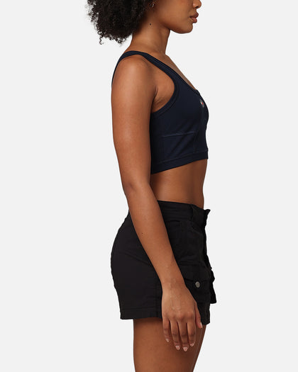 Tommy Jeans Women's Archive Bralette Crop Top Dark Night Navy