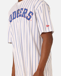New Era Los Angeles Dodgers T-Shirt White Pinstripe