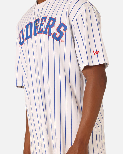 New Era Los Angeles Dodgers T-Shirt White Pinstripe