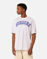 New Era Los Angeles Dodgers T-Shirt White Pinstripe