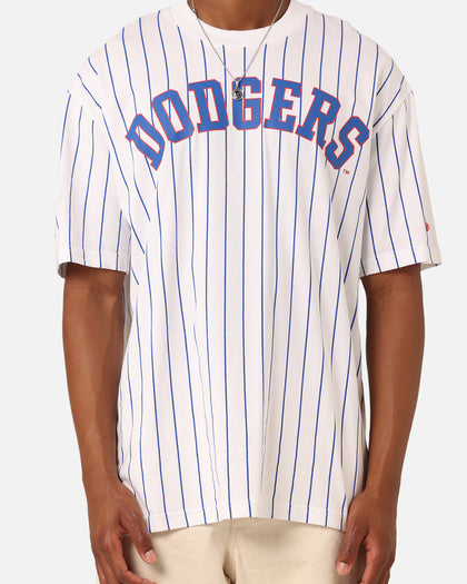 New Era Los Angeles Dodgers T-Shirt White Pinstripe