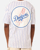 New Era Los Angeles Dodgers T-Shirt White Pinstripe
