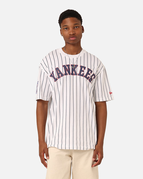New Era New York Yankees T-Shirt White Pinstripe