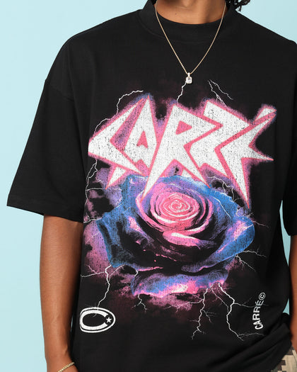 Carre Love Rose T-Shirt Black