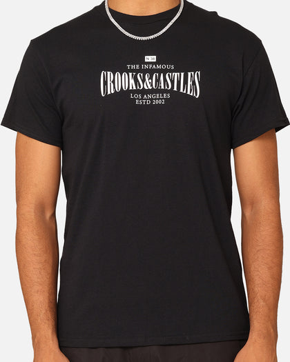 Crooks & Castles Infamous T-Shirt Black