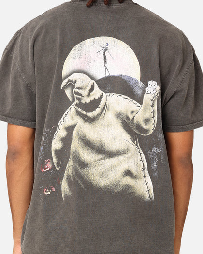 Goat Crew X The Nightmare Before Christmas Lock Shock & Barrel Heavyweight Vintage T-Shirt Black Wash