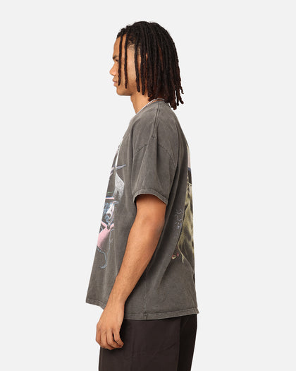 Goat Crew X The Nightmare Before Christmas Lock Shock & Barrel Heavyweight Vintage T-Shirt Black Wash