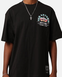 Mitchell & Ness San Antonio Spurs Arch T-Shirt Faded Black