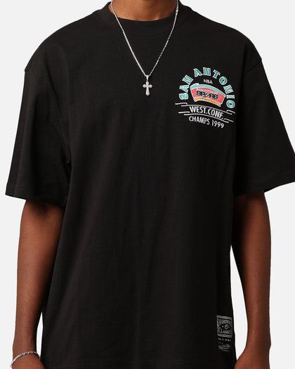 Mitchell & Ness San Antonio Spurs Arch T-Shirt Faded Black