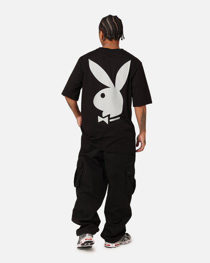 Playboy Bunny Stack T-Shirt Black