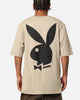 Playboy Bunny Stack T-Shirt Grey