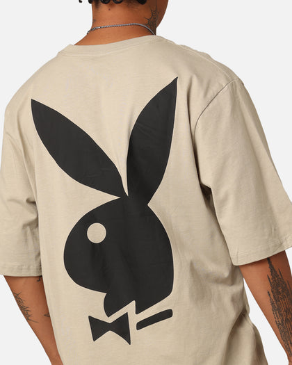 Playboy Bunny Stack T-Shirt Grey