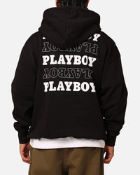 Playboy Stack Original Hoodie Black