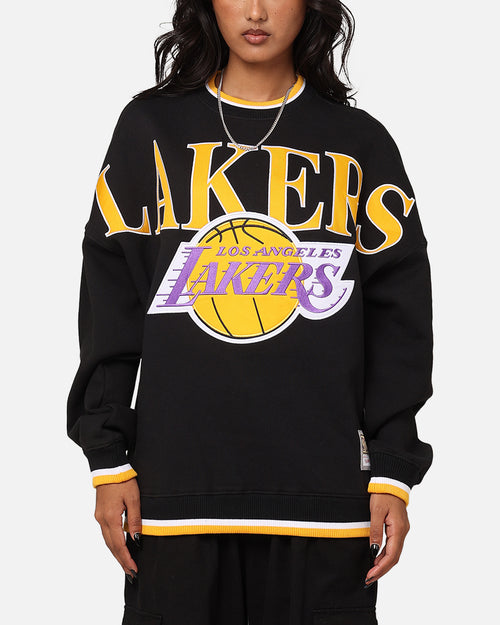Mitchell & Ness Los Angeles Lakers Shooting Crewneck Black