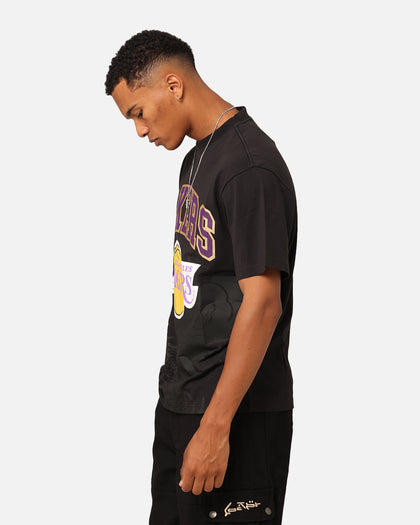 Mitchell & Ness Los Angeles Lakers Year Of The Dragon T-Shirt Faded Black