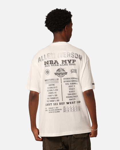 Mitchell & Ness All Star Game 2001 Allen Iverson MVP Player T-Shirt Vintage White