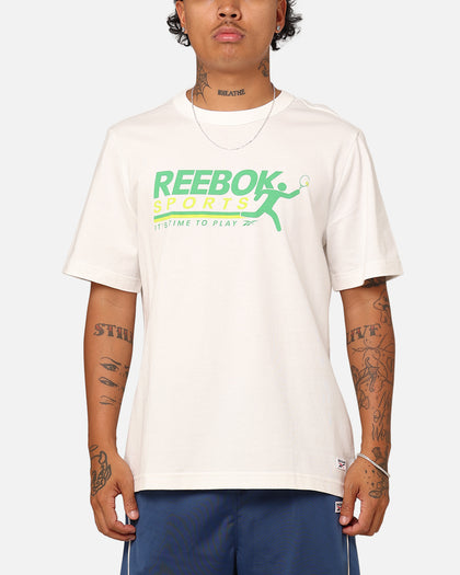 Reebok Court Sport Graphic T-Shirt Vintage White
