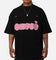 Carre Experienced Mock Oversized T-Shirt Black