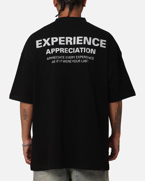 Carre Experienced Mock Oversized T-Shirt Black