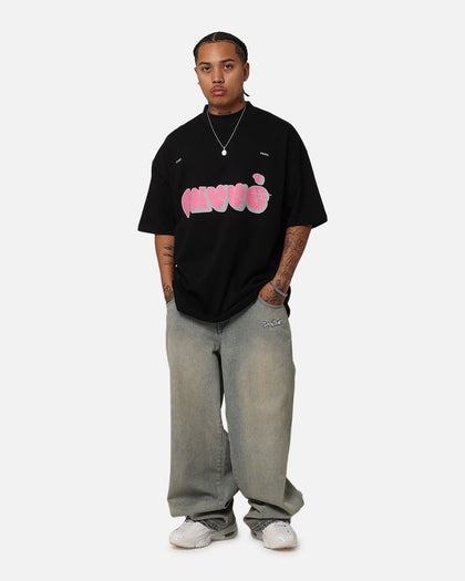 Carre Experienced Mock Oversized T-Shirt Black