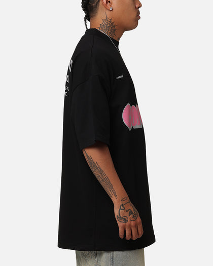 Carre Experienced Mock Oversized T-Shirt Black