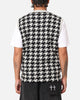 Students Golf Layne Houndstooth Sweater Vest Grey
