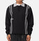 Students Golf Sutton Long Sleeve Knitted Polo Sweater Shirt Black