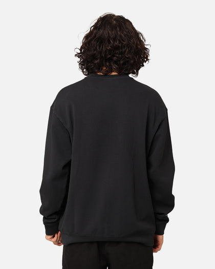 Mitchell & Ness San Antonio Spurs Brush Off Crewneck Black