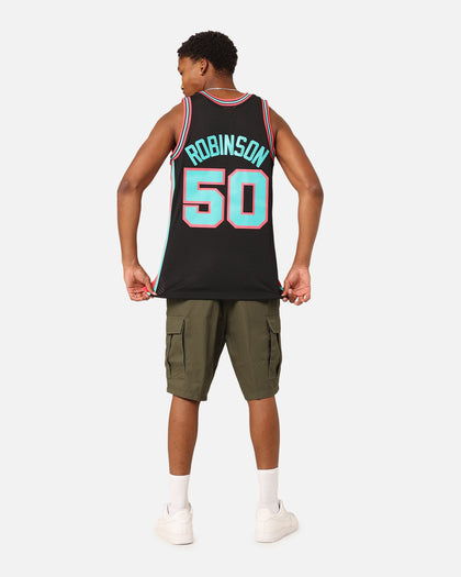Mitchell & Ness San Antonio Spurs David Robinson 'Spurs 2014 Champs' City Edition '98-99 Swingman Jersey Black