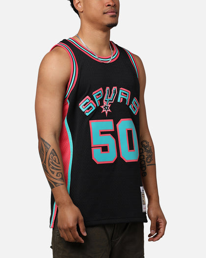 Mitchell & Ness San Antonio Spurs David Robinson 'Spurs 2014 Champs' City Edition '98-99 Swingman Jersey Black