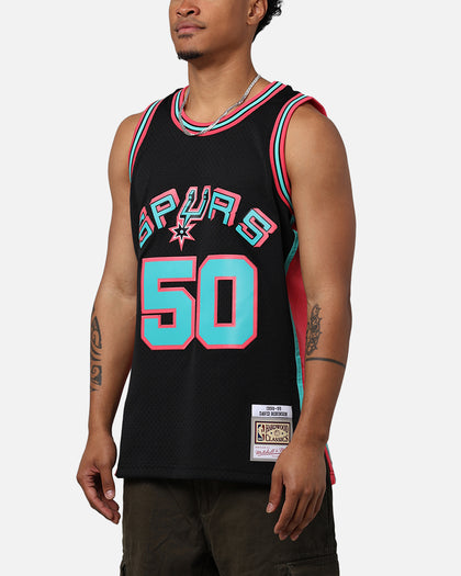 Mitchell & Ness San Antonio Spurs David Robinson 'Spurs 2014 Champs' City Edition '98-99 Swingman Jersey Black