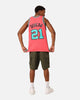 Mitchell & Ness San Antonio Spurs Tim Duncan 'Spurs 2014 Champs' '98-99 Swingman Jersey Pink