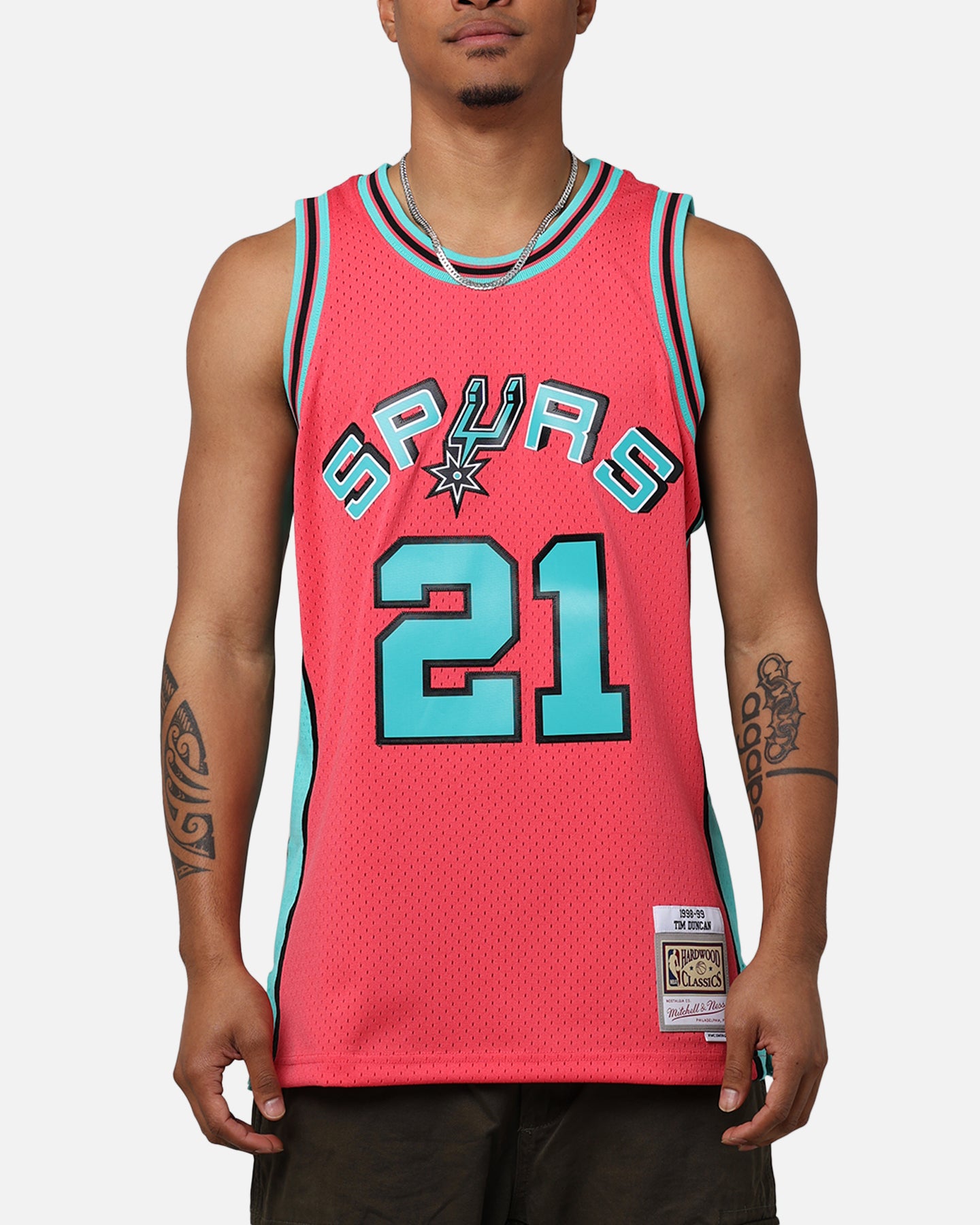 Mitchell & Ness San Antonio Spurs Tim Duncan 'Spurs 2014 Champs