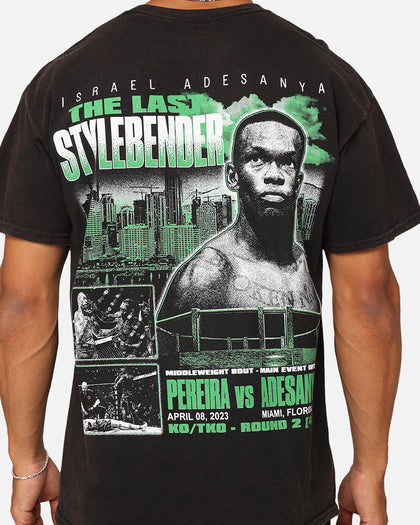UFC By Goat Crew Israel Adesanya Moment T-Shirt Black Wash