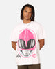 73Studio X Power Rangers Pink Ranger Big Head Heavyweight T-Shirt White