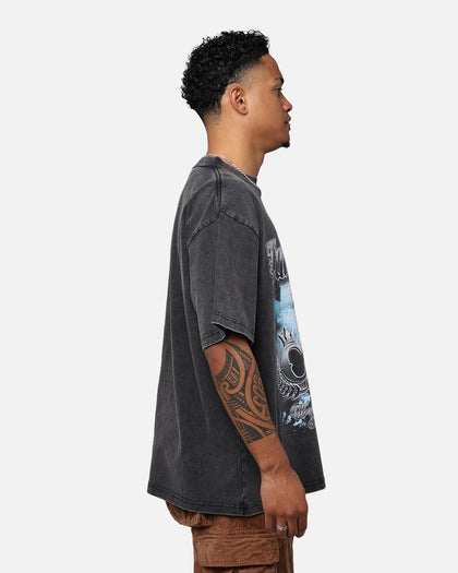 Culture Kings Crown T-Shirt Washed Black