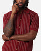 XXIII Nicholas Knit Button Up Shirt Deep Red