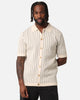 XXIII Nicholas Knit Button Up Shirt Sand/Black