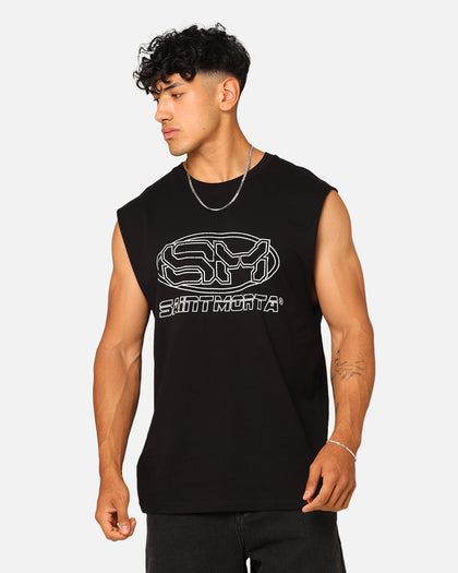 Saint Morta Rage Motors Oversized Muscle T-Shirt Black