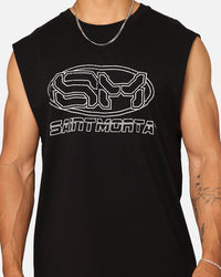 Saint Morta Rage Motors Oversized Muscle T-Shirt Black