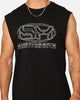 Saint Morta Rage Motors Oversized Muscle T-Shirt Black